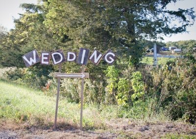 Wedding-Wisconsin-Sign-Country-Farm